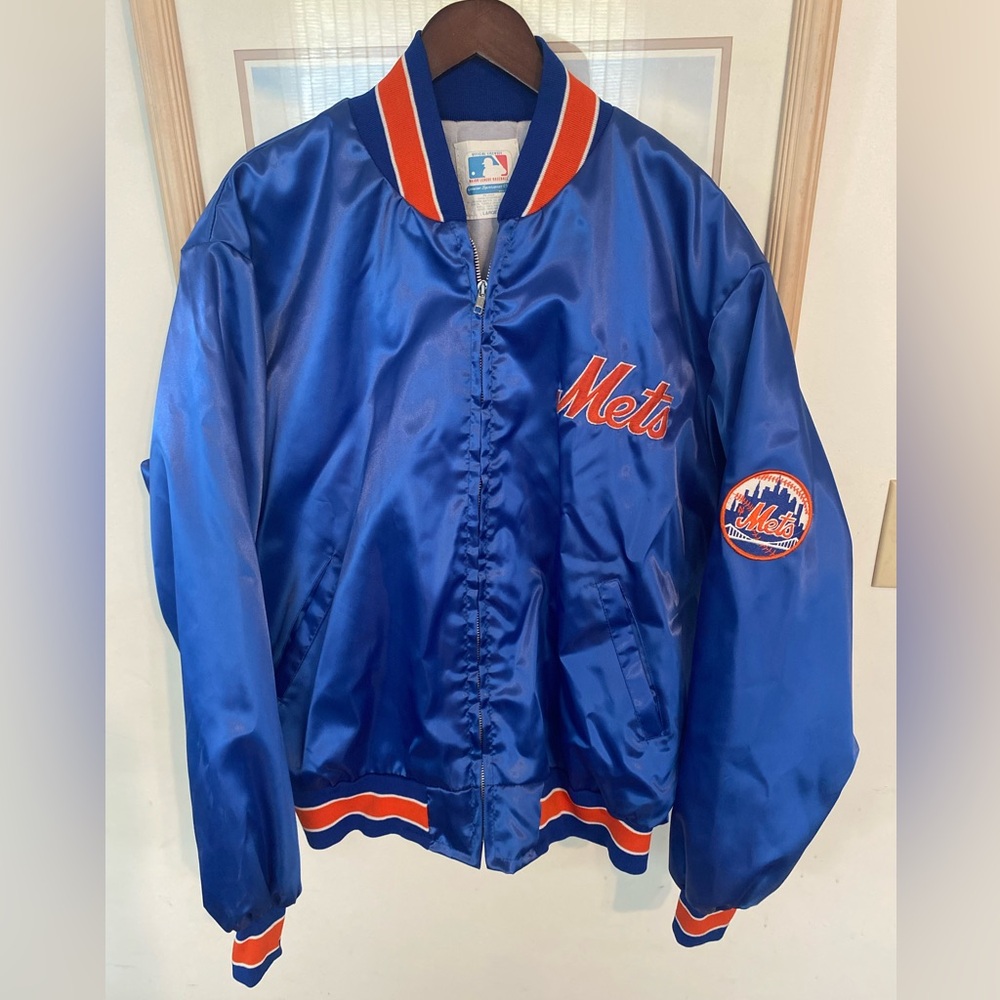 Vintage MLB New York Mets Satin Jacket